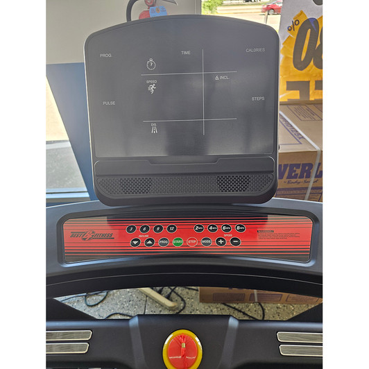 Best Fitness T25 Folding Treadmill with LED Console