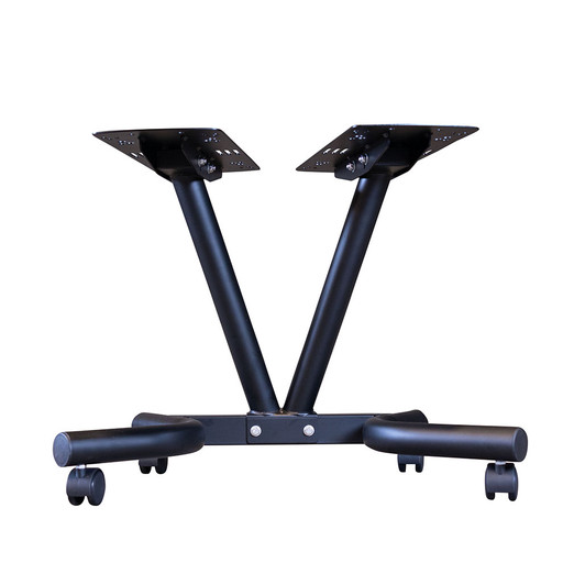 Adjustable Dumbbell Stand with Casters