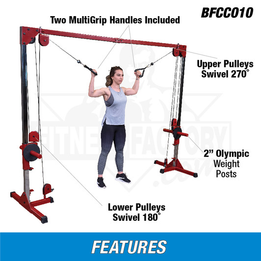Best Fitness BFCCO10 Cable Crossover