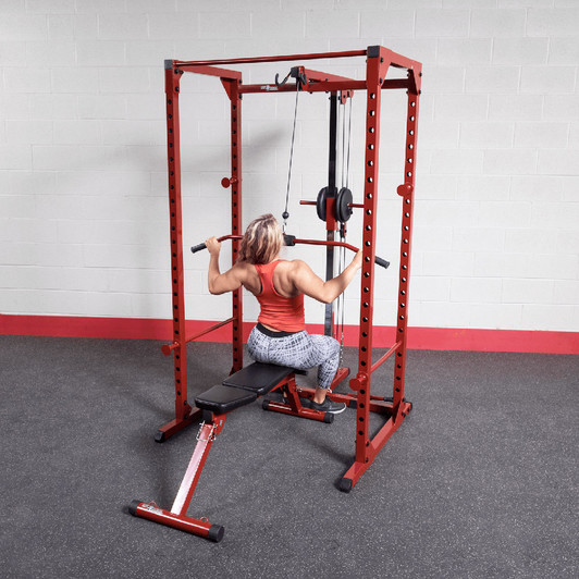 Best Fitness Power Rack Lat Attachment