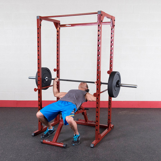 Bench Press on the Best Fitness Power Rack with optional bench