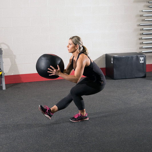 Pistol Squats with the Body-Solid Tools Soft Medicine Balls