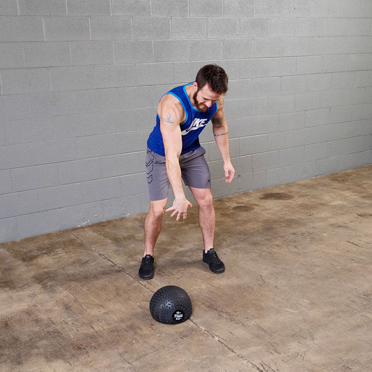 One Arm Slam Down with the Body-Solid Tools Tire Tread Slam Balls