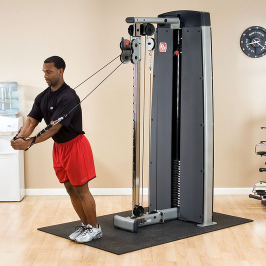 End Chest Fly on the ProDual DPCCSF Cable Column Machine