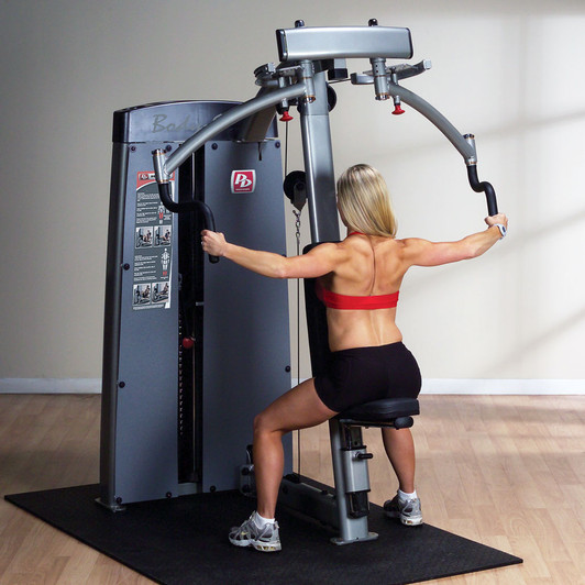 Reverse Fly on the ProDual DPECSF Pec and Rear Delt Machine