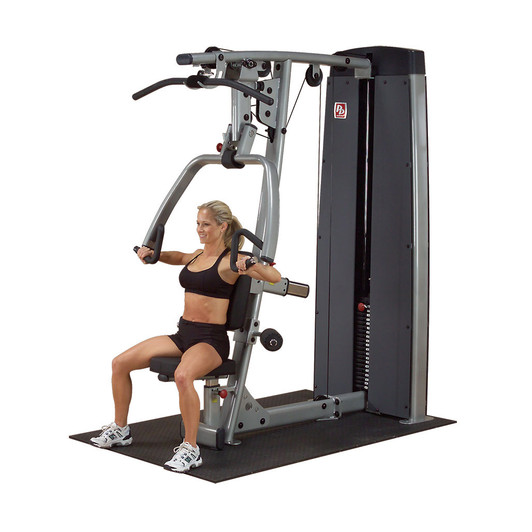 Seated Press on the ProDual DPLSSF Vertical Press and Lat Machine