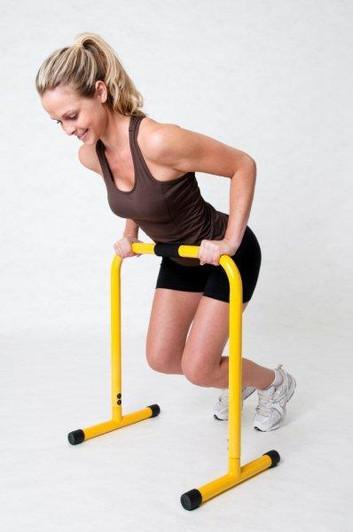 Forward Lean on the Lebert Fitness Equalizer Bars