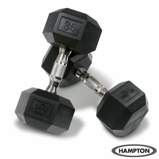 Hampton 5-50 lb. Urethane Dura-Bell Dumbbell Set