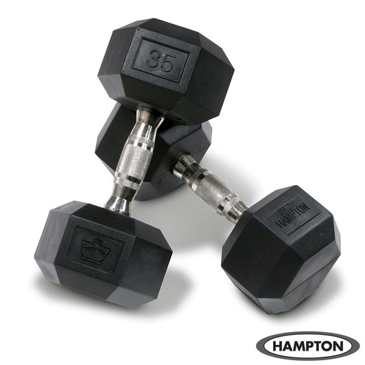 Hampton 5-50 lb. Urethane Dura-Bell Dumbbell Set