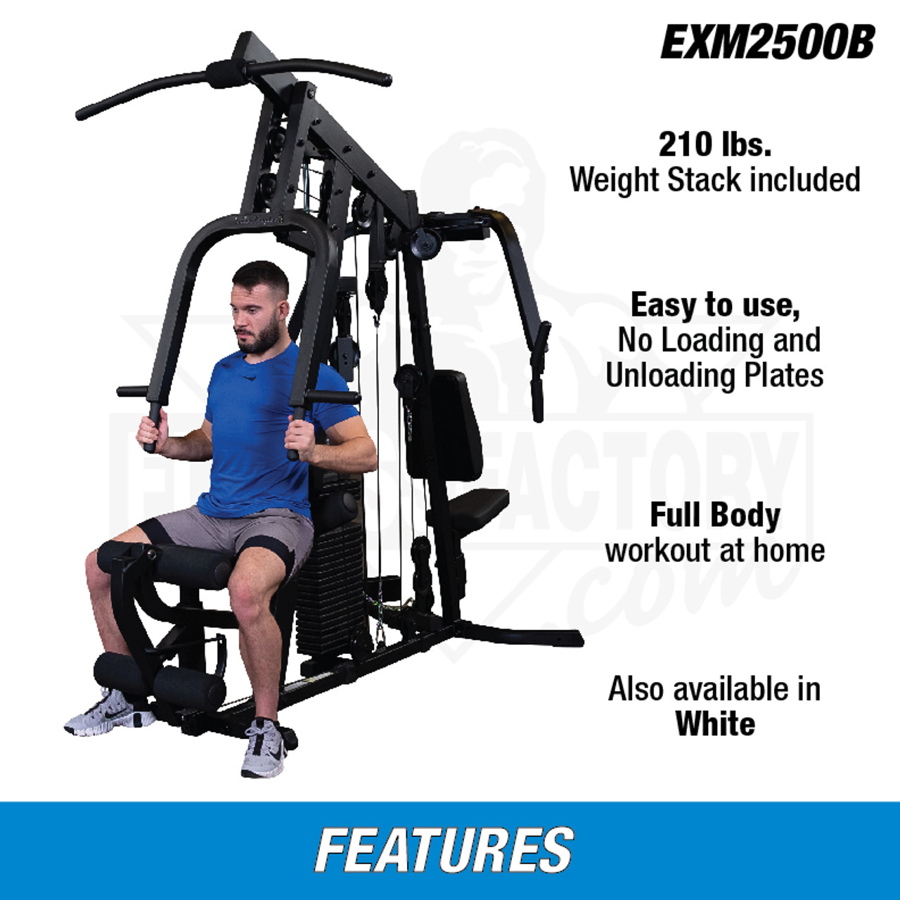 EXM2500 Home Gym Features