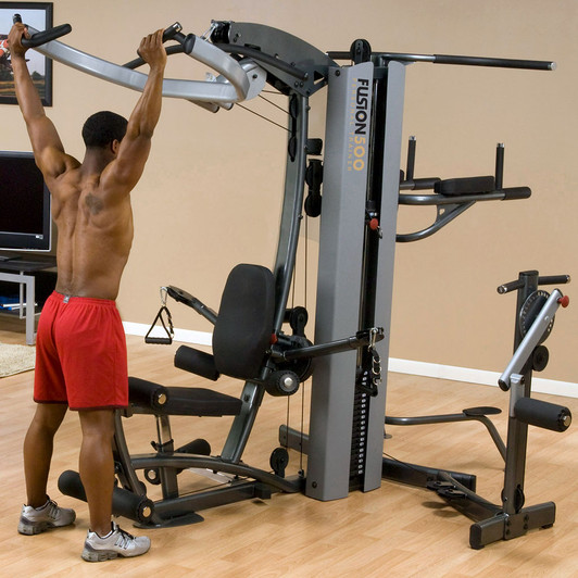 Standing Shoulder Press on the FUSION 500 Personal Trainer