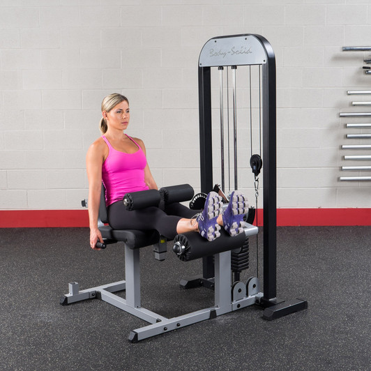 Leg Curl start on the Body-Solid Pro Select GCEC-STK Leg Extension Curl Machine  210 lb. Stack