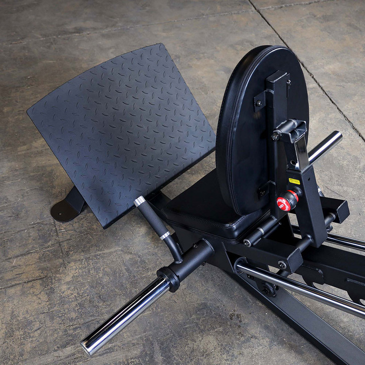 Detail of the Foot Platform on the GCLP100 Compact Leg Press