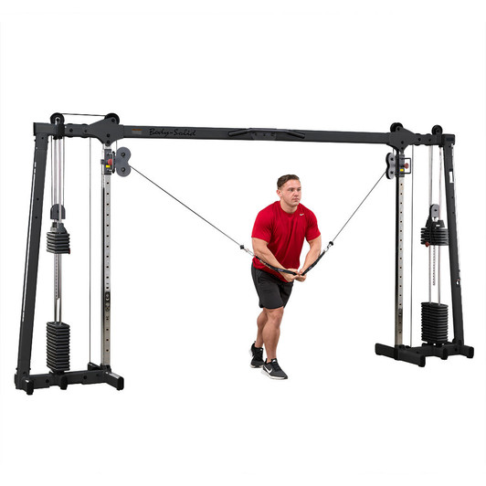 Standing Chest Fly on the Body-Solid Cable Crossover