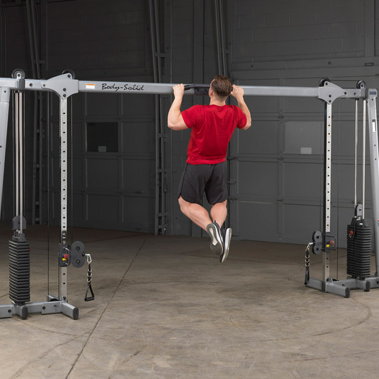 Pull Ups on the Body-Solid Cable Crossover