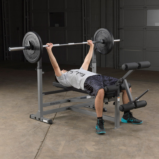 Bench Press on the Body-Solid PowerCenter Olympic Bench