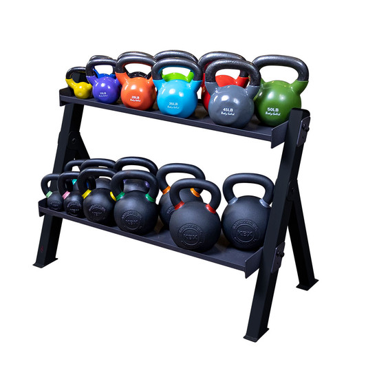 Body Solid Dumbbell and Kettlebell Rack