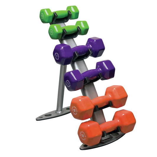 Body-Solid Small Vinyl Dumbbell Rack