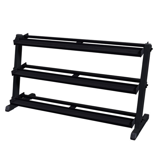Body-Solid 60" Heavy Duty Dumbbell Rack with 3rd Tier