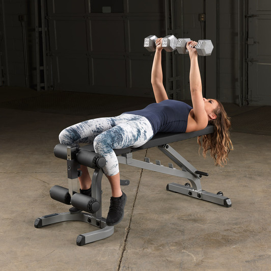 Bench Press on the Body-Solid GFID31 Flat-Incline-Decline Bench