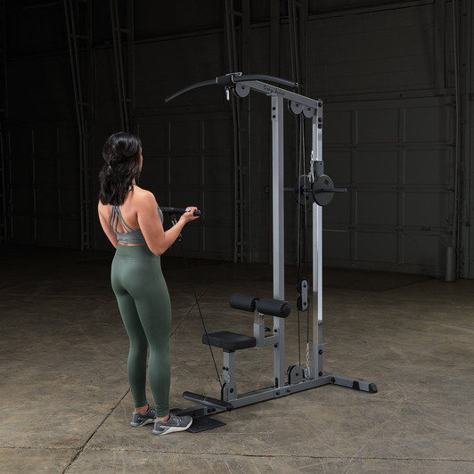 Curls on the Body-Solid Lat Machine with optional weights