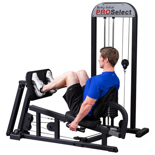 Leg Press on the Body-Solid Pro Select GLP-STK Leg Press Machine 210 lb. Stack