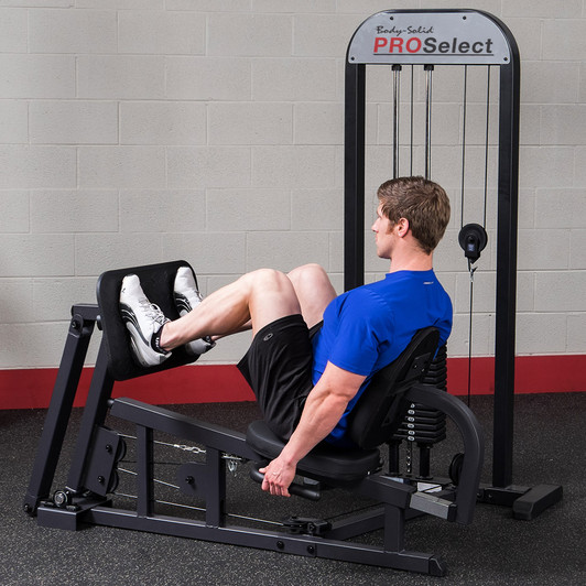 Leg Press on the Body-Solid Pro Select GLP-STK Leg Press Machine 210 lb. Stack