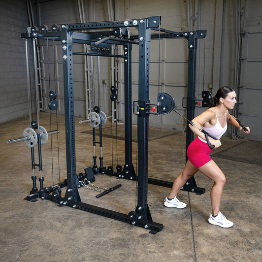 Body-Solid Pro Power Rack Functional Trainer Package