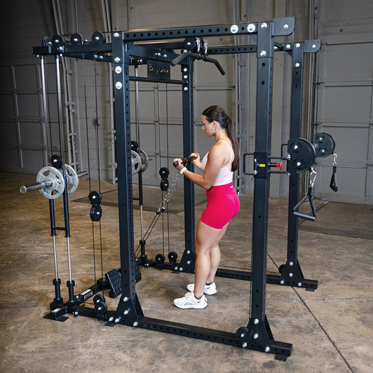 Body-Solid Pro Power Rack Functional Trainer Package