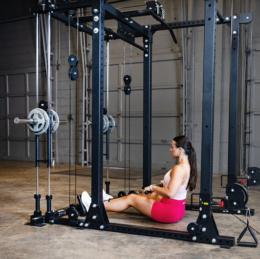 Body-Solid Pro Power Rack Functional Trainer Package