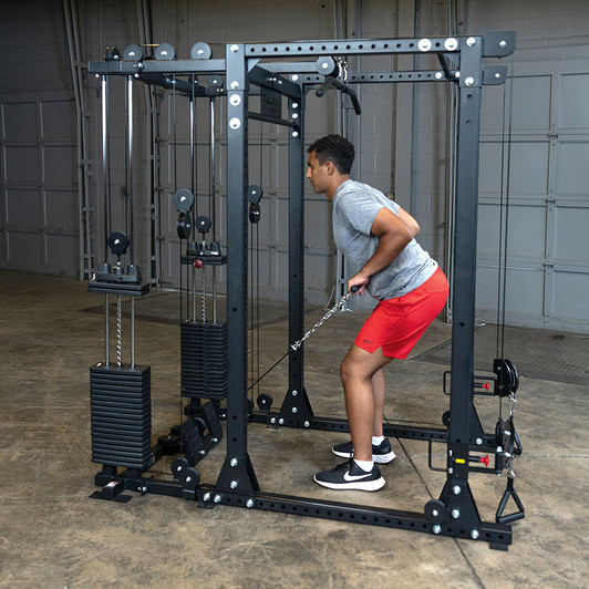 Body-Solid Elite Power Rack Functional Trainer Package