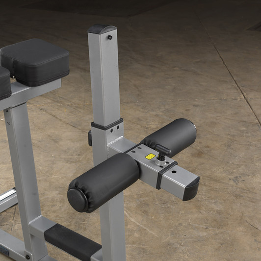 Detail of the Foot Roller on the Body-Solid Roman Chair