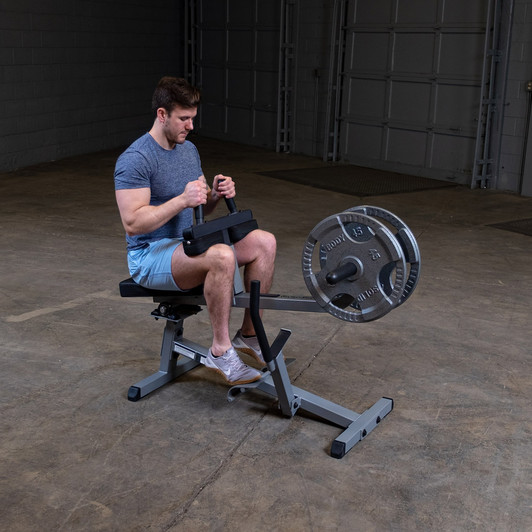 Calf Raises on the Body-Solid Seated Calf Raise Machine