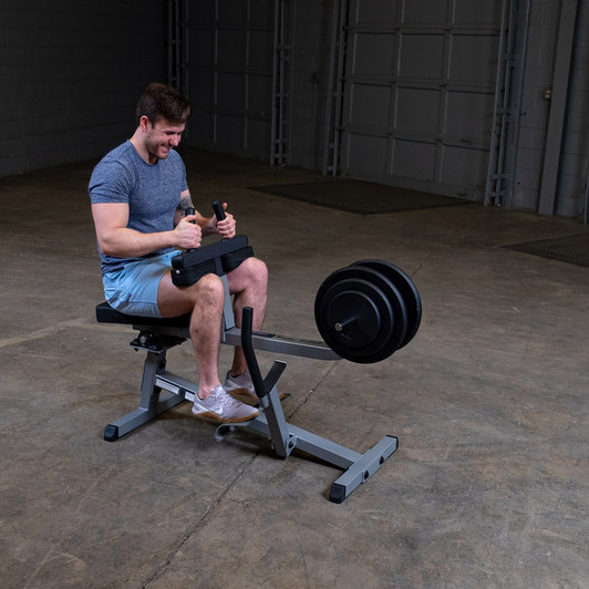 Calf Raises on the Body-Solid Seated Calf Raise Machine