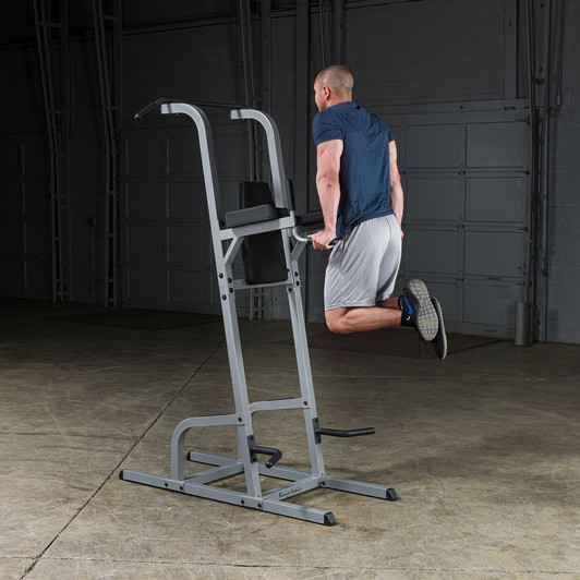 Dips on the Body-Solid Vertical Knee Raise and Pull Up
