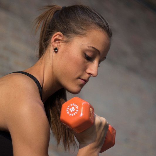 Body-Solid Tools Vinyl Dumbbells, from 1 to 15 lb.