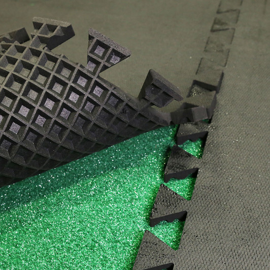 BigLok 6' x 8' Rubber Platform Mat, 3/4" Thick