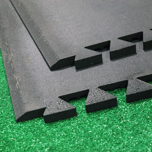 BigLok 6' x 8' Rubber Platform Mat, 3/4" Thick