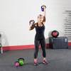 Overhead Press with the Vinyl Dipped Kettlebells 5-50 Pounds