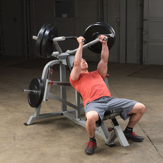 Incline Press finish on the Pro ClubLine LVIP Leverage Incline Press by Body-Solid