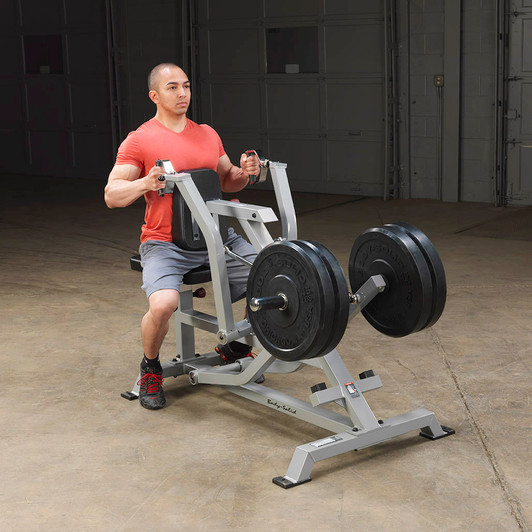 Seated Row on the Pro ClubLine LVSR Leverage Seated Row by Body-Solid
