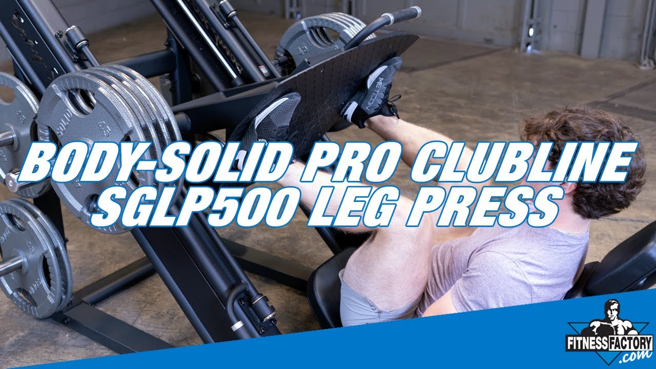 Sculpt a powerhouse lower body with the Body-Solid Pro Clubline SGLP500 Leg Press!