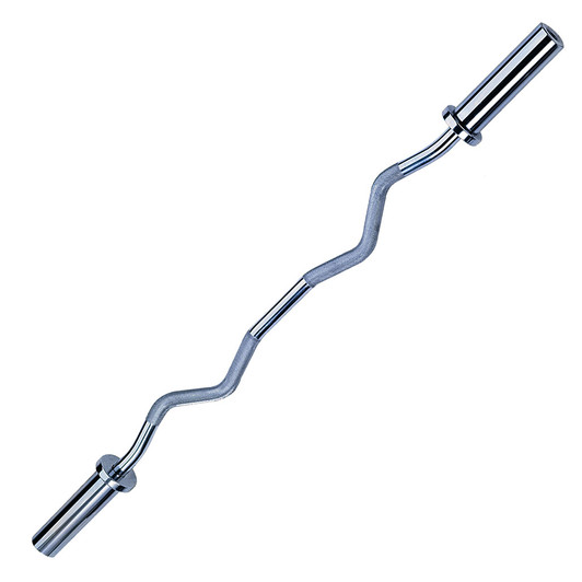 Body-Solid Olympic Curl Bar, Chrome