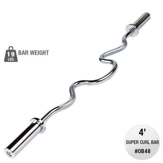 Body-Solid Super Curl 48 in. Olympic Bar