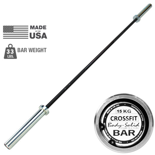 Body-Solid Olympic Lightweight Olympic Bar, 15 kg.