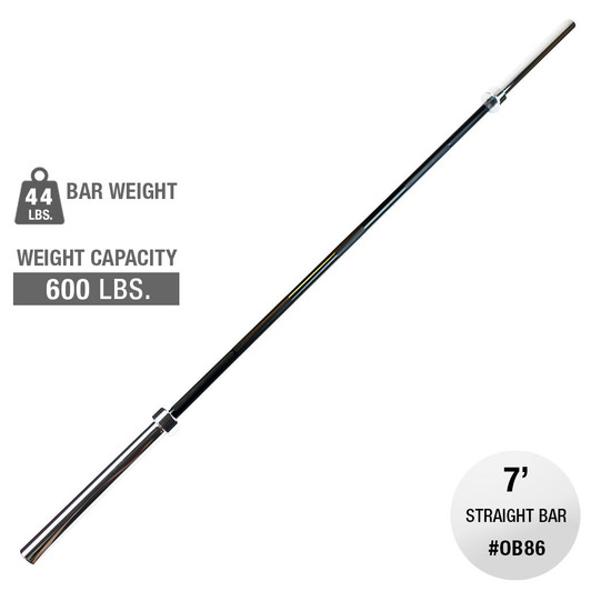 Body-Solid 7' Black Olympic Bar