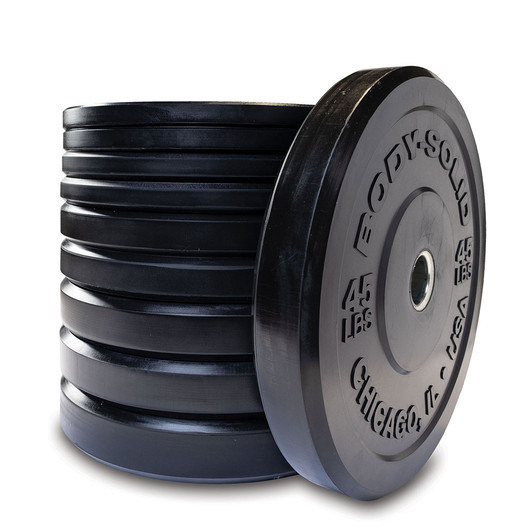 260 lb. Chicago Extreme Bumper Plate Set
