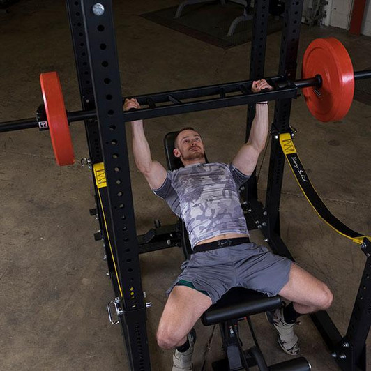 Bench Press with the Body-Solid 7' Olympic Multi-Grip Bar