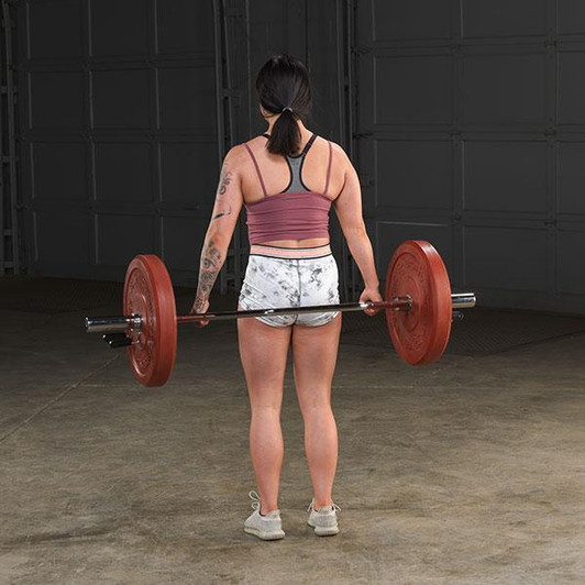 Deadlift with the Body-Solid Olympic Shrug Bar
