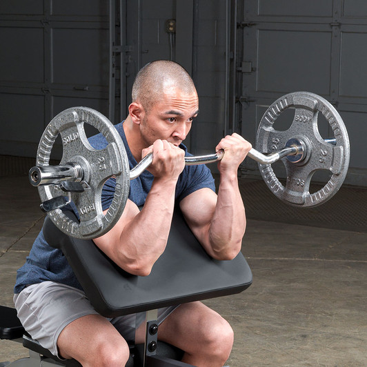 Body-Solid Gray Cast Iron Grip Olympic Plates